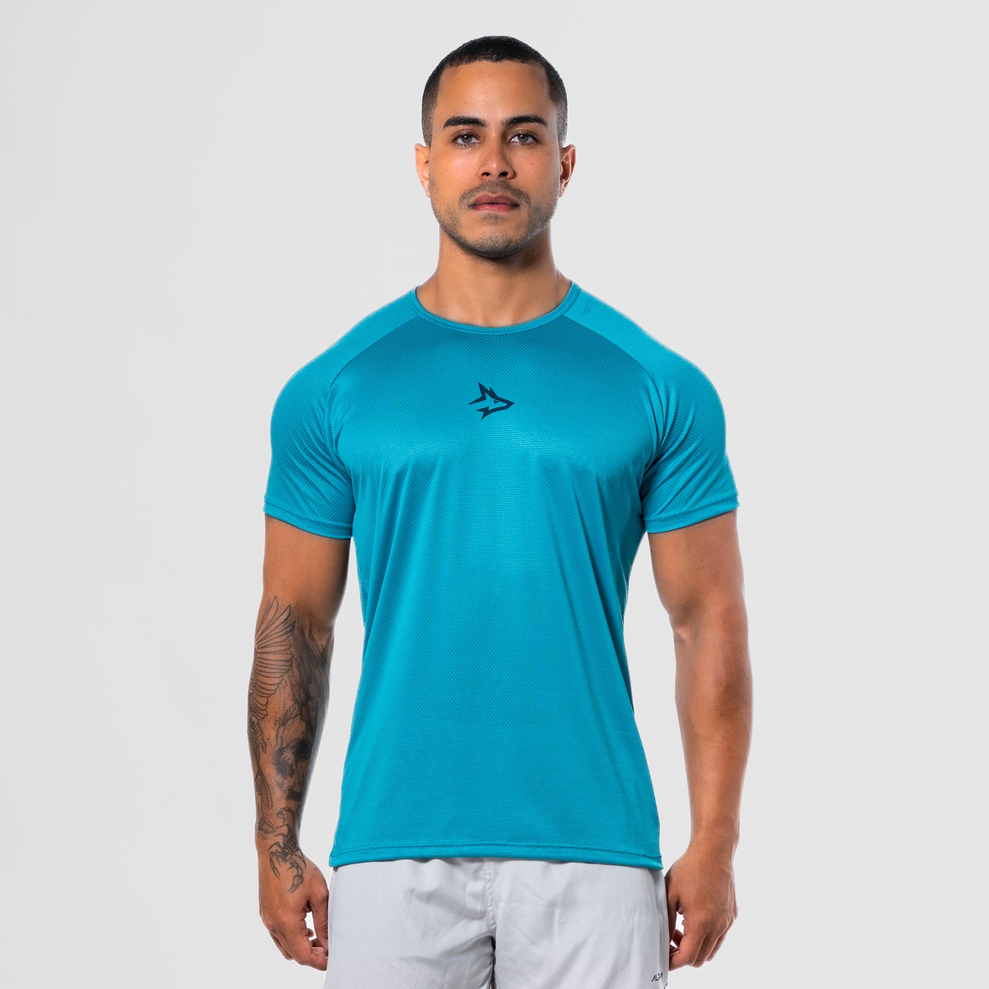 Camiseta Dry Fit Middle Lupus Azul Pacifico