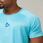Camiseta Dry Fit Middle Lupus Azul Pavão
