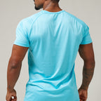 Camiseta Dry Fit Middle Lupus Azul Pavão