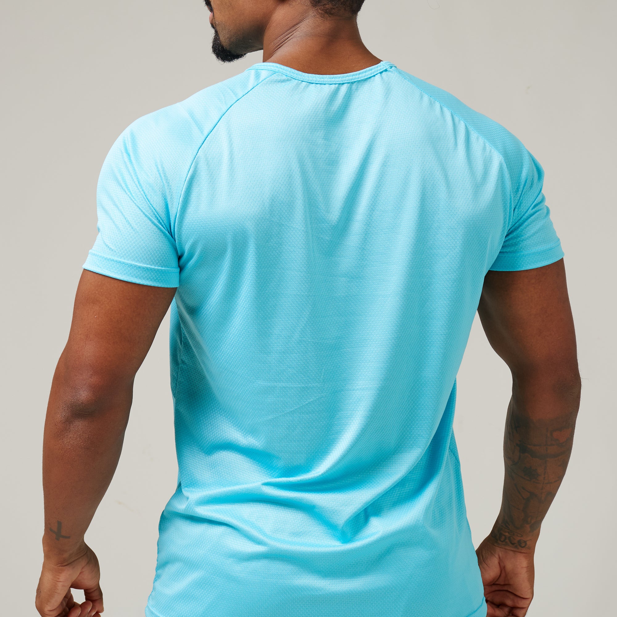 Camiseta Dry Fit Middle Lupus Azul Pavão