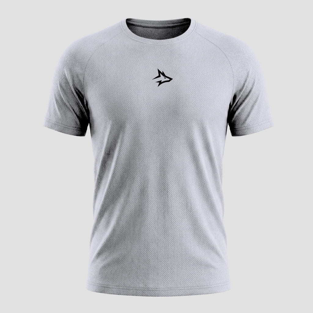 Camiseta Dry Fit Middle Lupus Cinza Prata