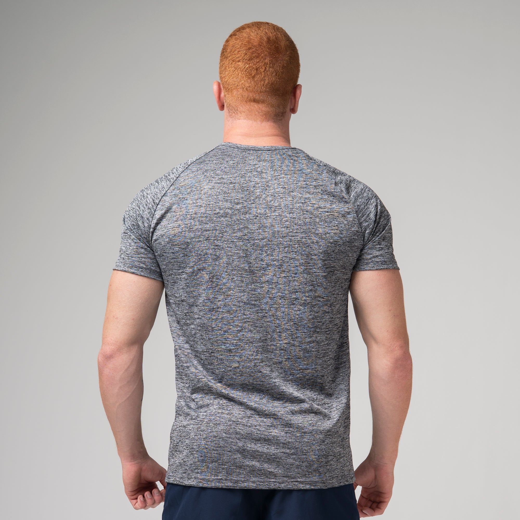 Camiseta Dry Fit Middle Lupus Mescla Cinza