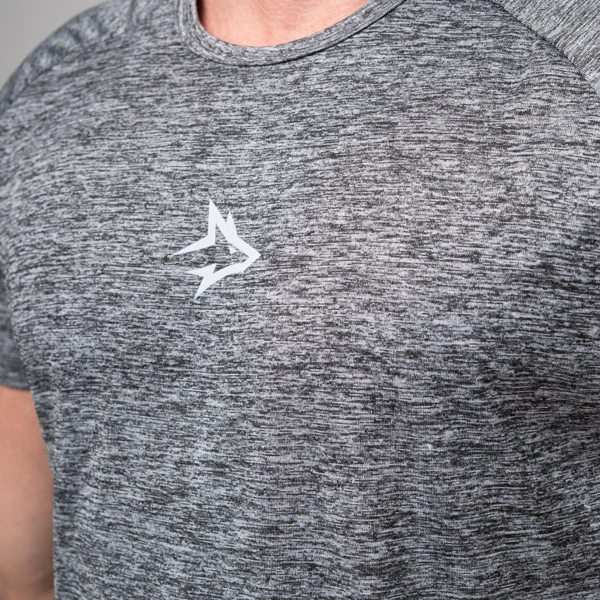 Camiseta Dry Fit Middle Lupus Mescla Cinza