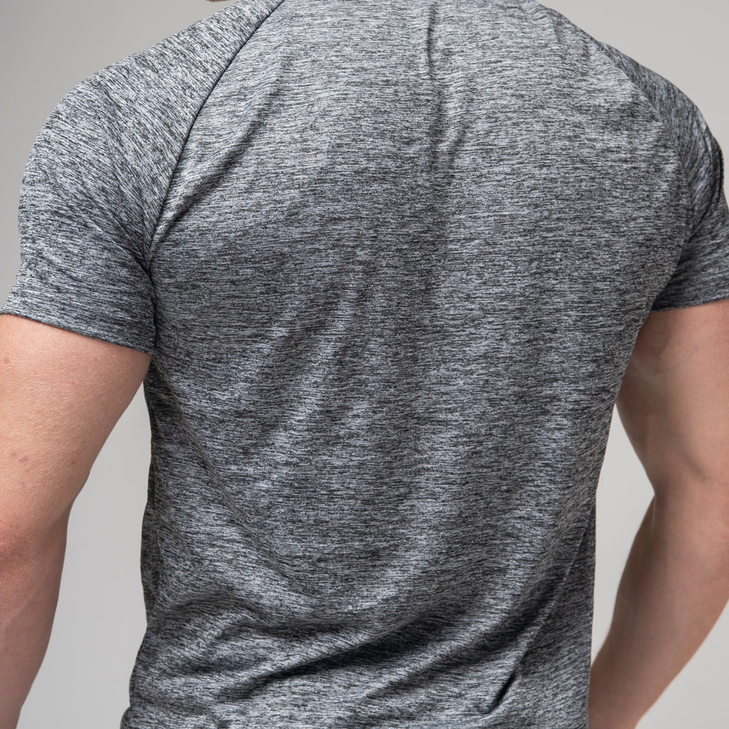 Camiseta Dry Fit Middle Lupus Mescla Cinza