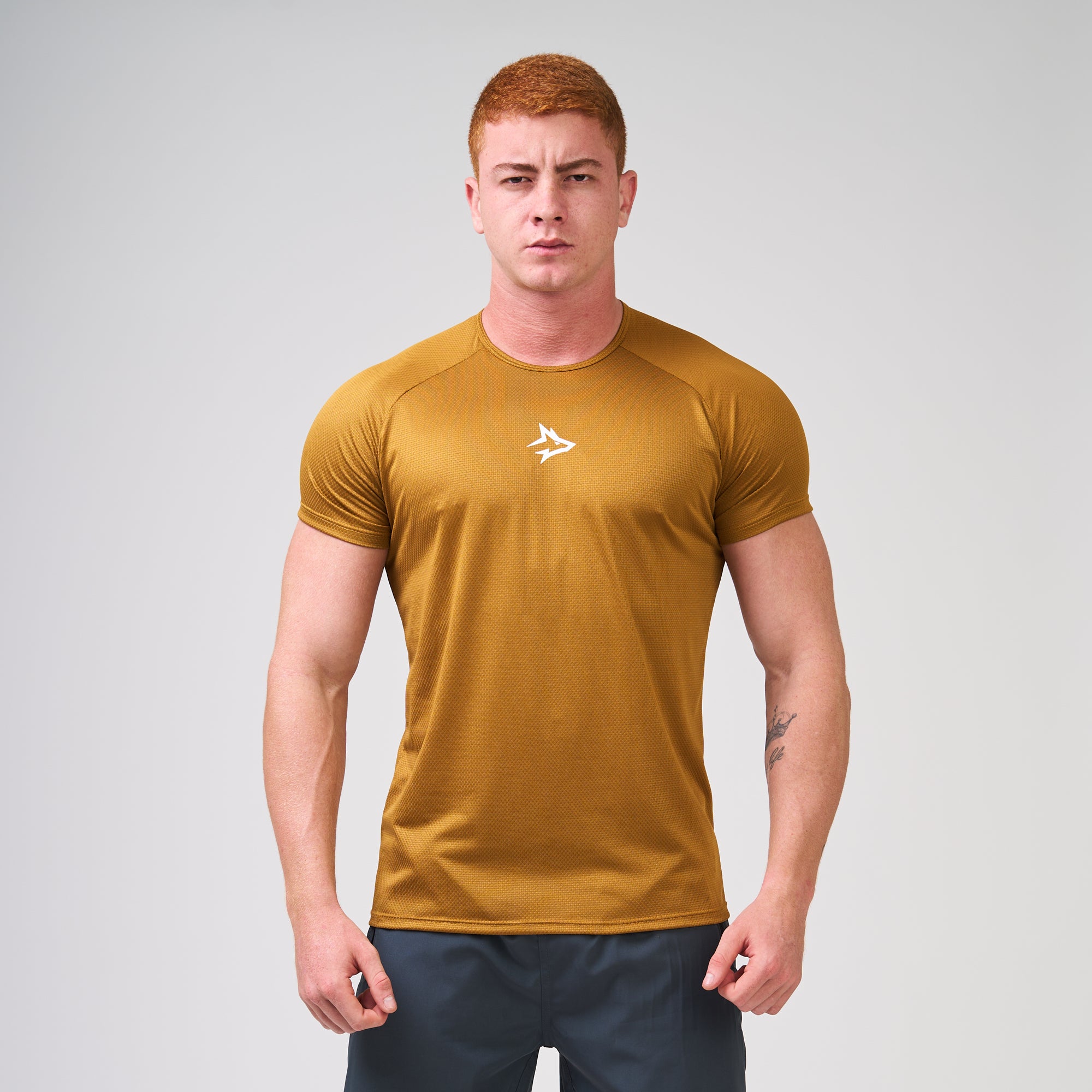 Camiseta Dry Fit Middle Lupus Ocre