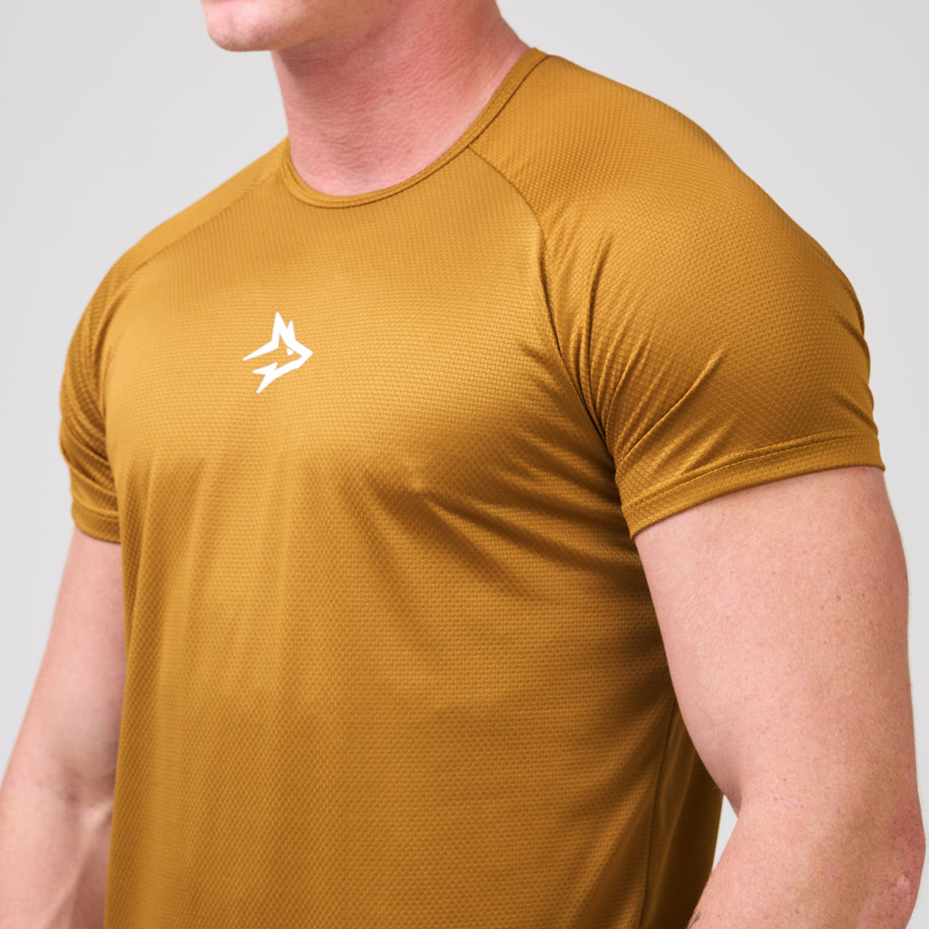 Camiseta Dry Fit Middle Lupus Ocre