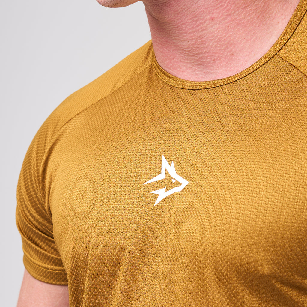 Camiseta Dry Fit Middle Lupus Ocre