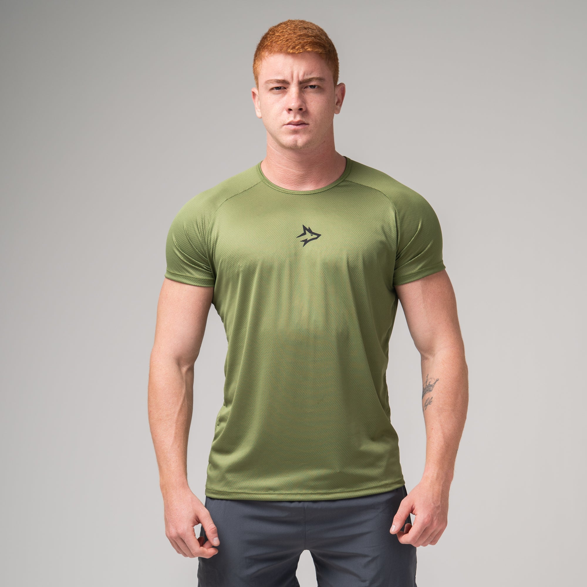 Camiseta Dry Fit Middle Lupus Verde Selva