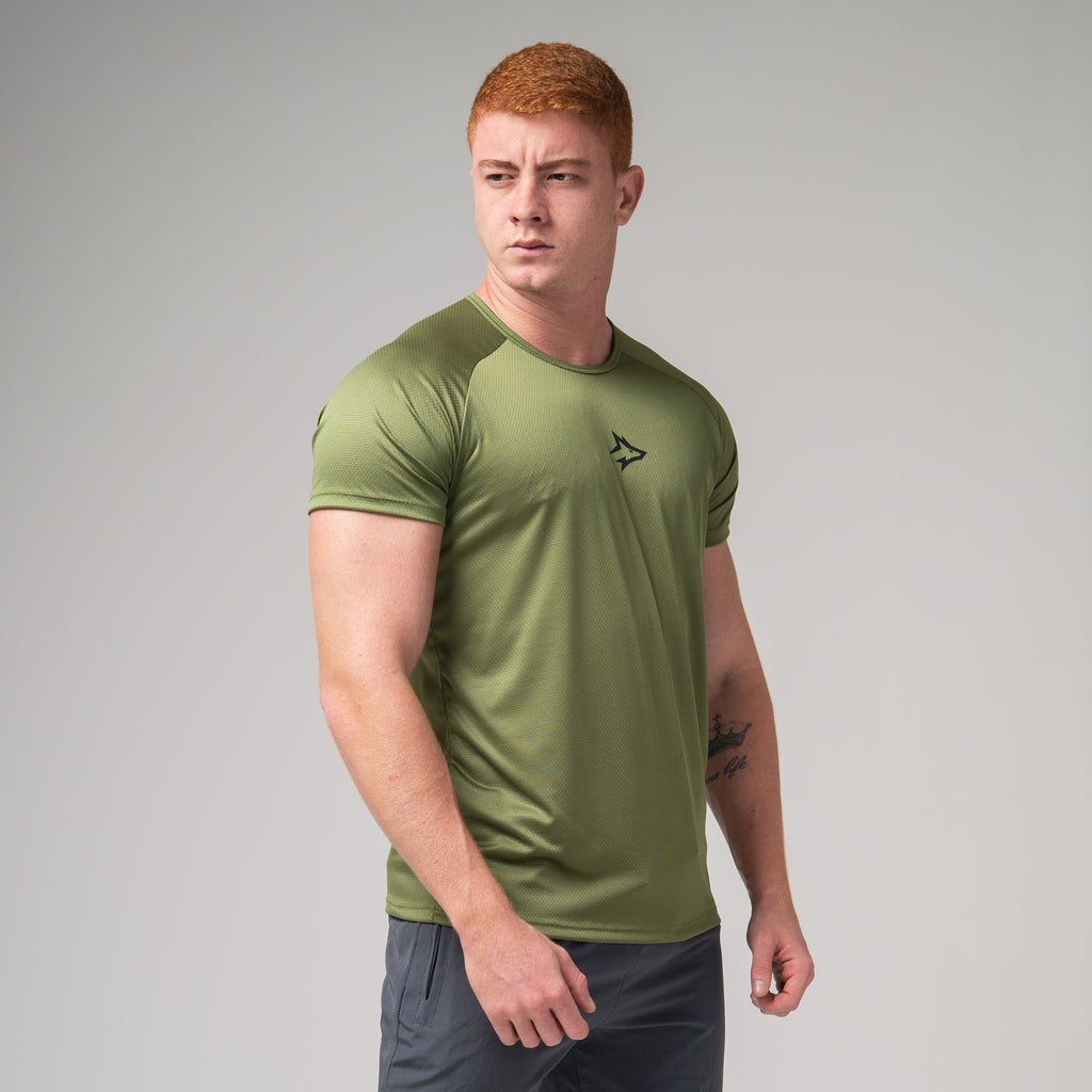 Camiseta Dry Fit Middle Lupus Verde Selva