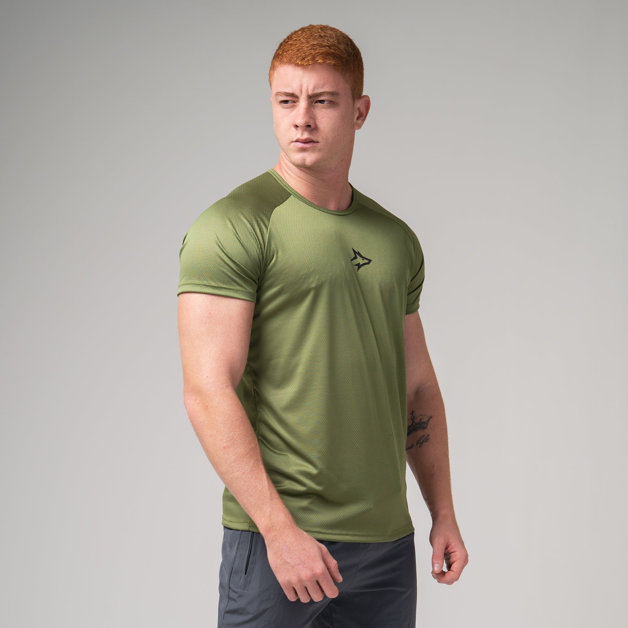 Camiseta Dry Fit Middle Lupus Verde Selva