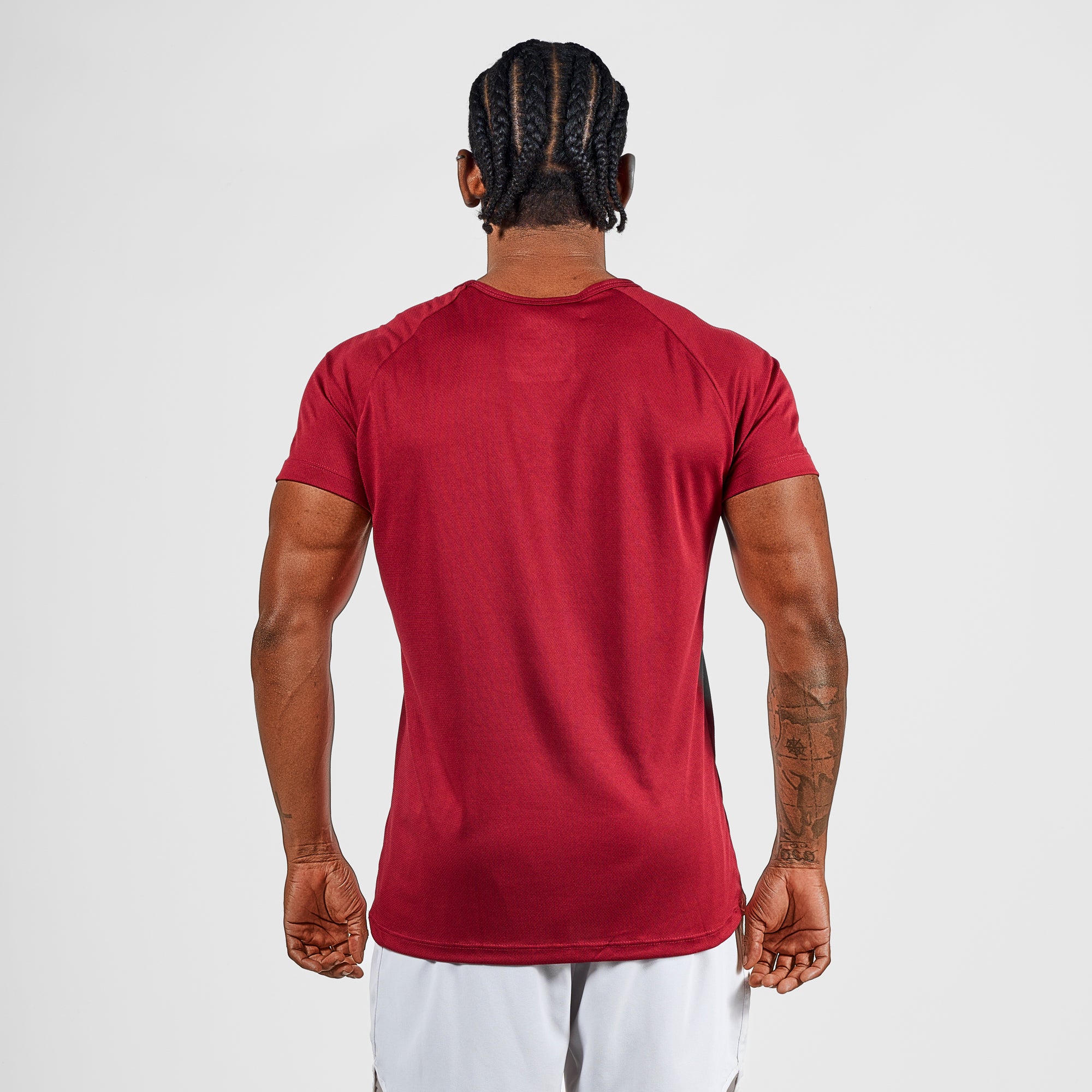 Camiseta Dry Fit Middle Lupus Vinho