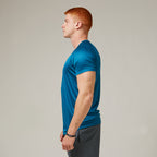 Camiseta Dry Fit Motion Azul Mediterrâneo