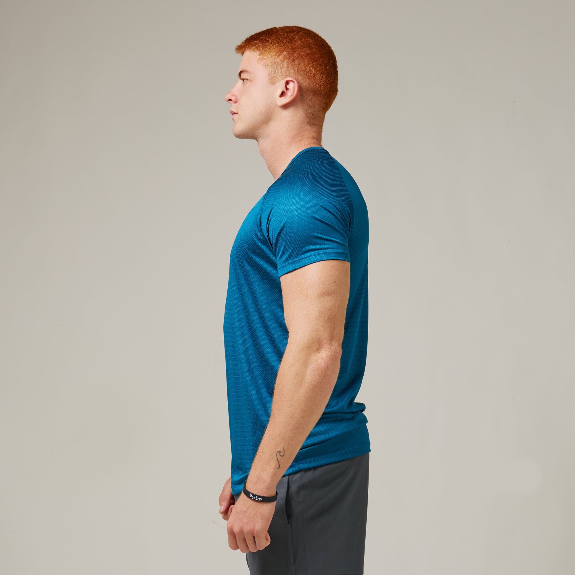 Camiseta Dry Fit Motion Azul Mediterrâneo