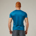 Camiseta Dry Fit Motion Azul Mediterrâneo