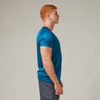 Camiseta Dry Fit Motion Azul Mediterrâneo