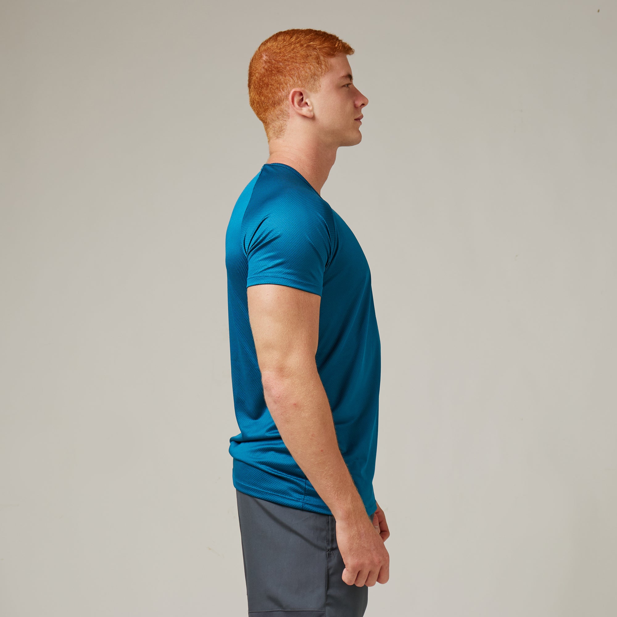Camiseta Dry Fit Motion Azul Mediterrâneo