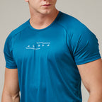 Camiseta Dry Fit Motion Azul Mediterrâneo