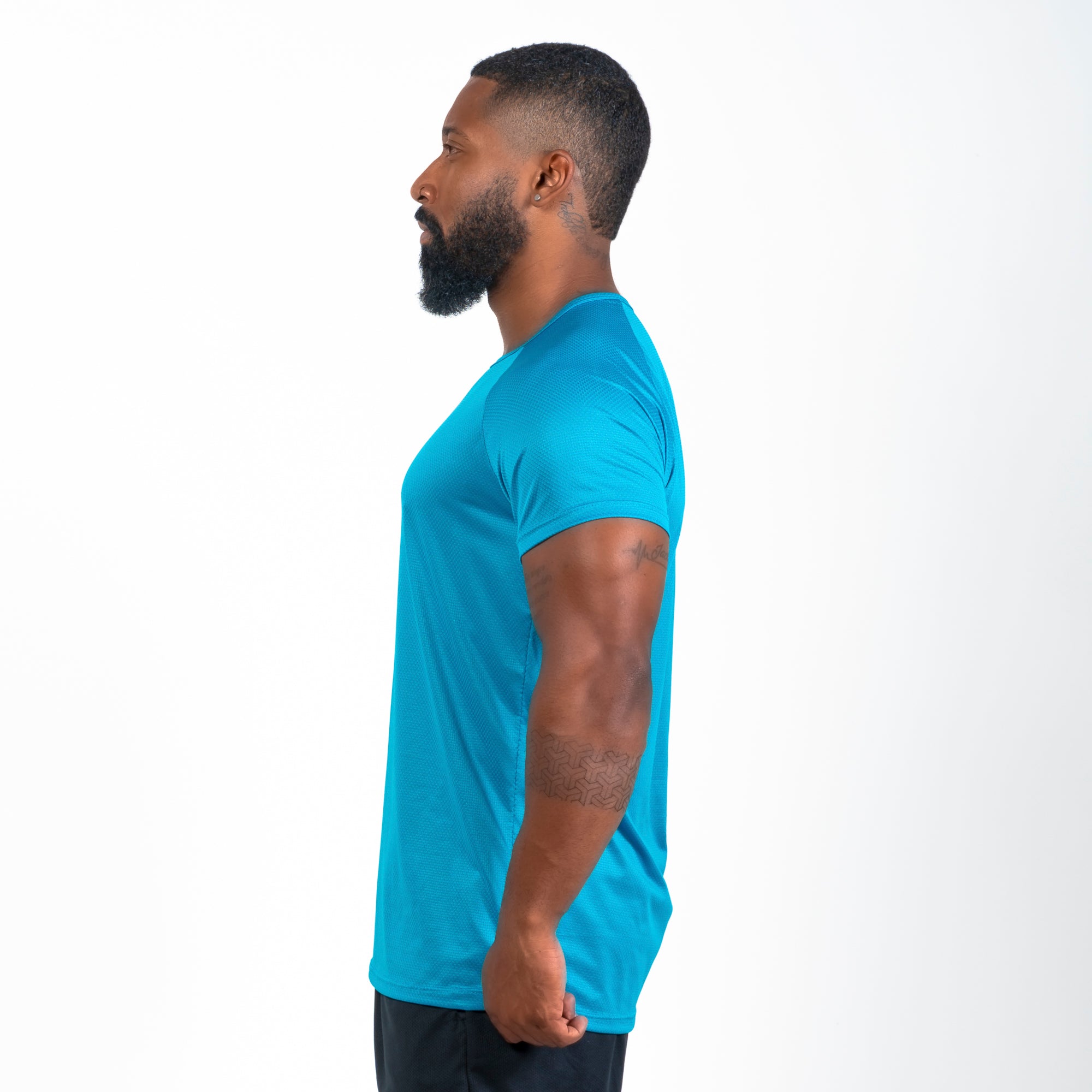Camiseta Dry Fit Motion Azul Pacífico