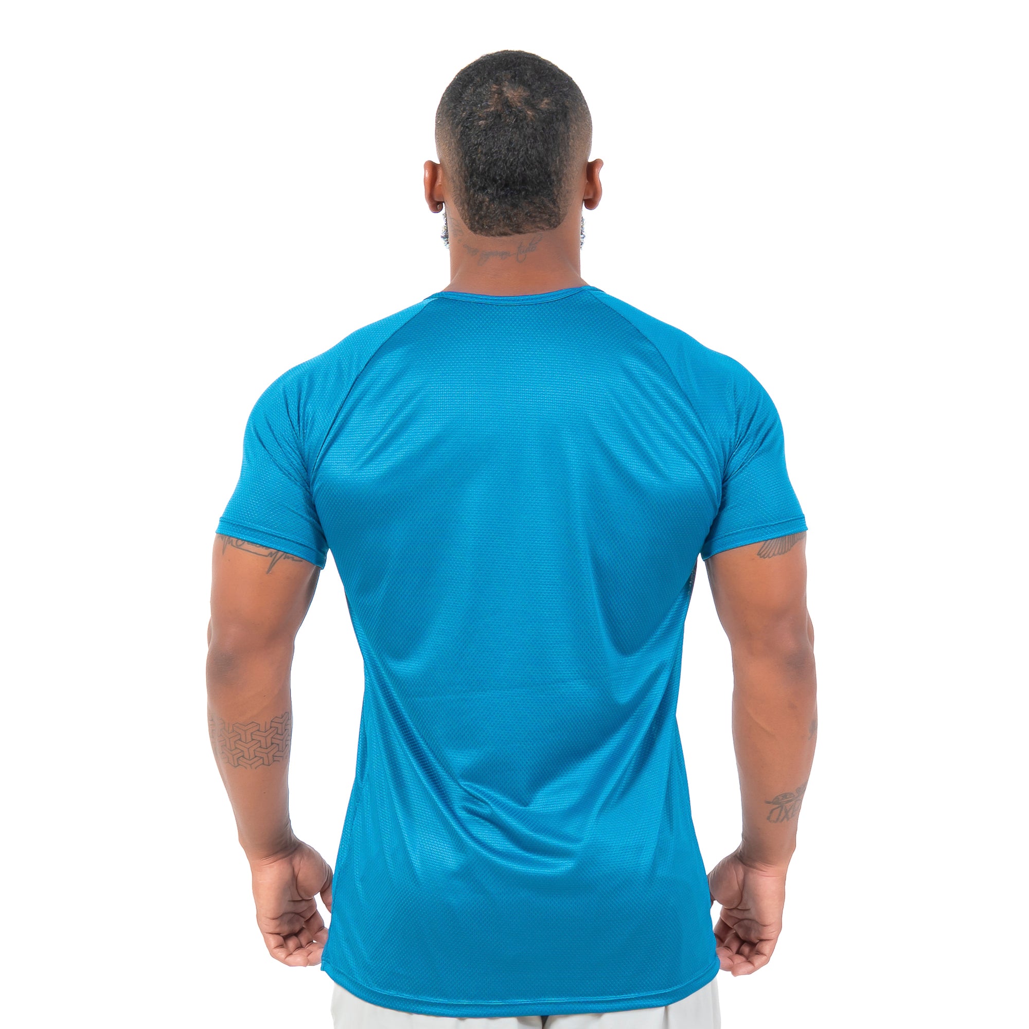 Camiseta Dry Fit Motion Azul Safira
