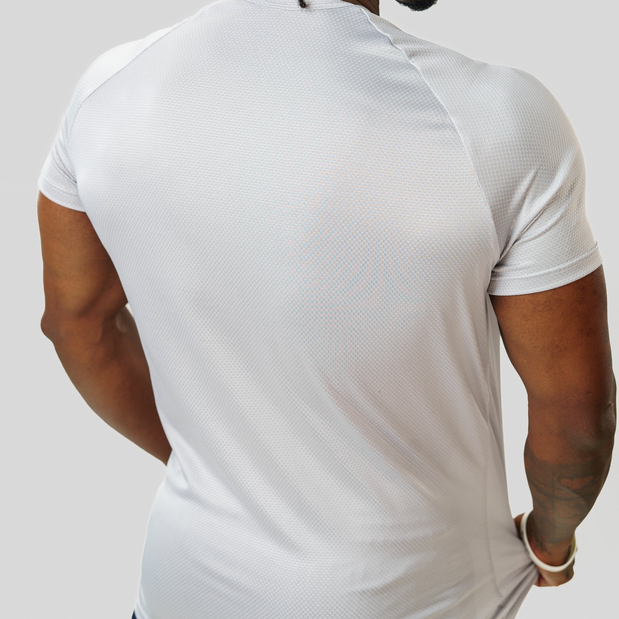 Camiseta Dry Fit Motion Cinza Névoa