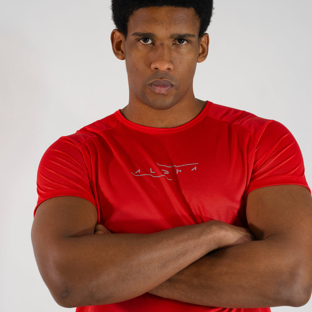 Camiseta Dry Fit Motion Vermelho Acerola