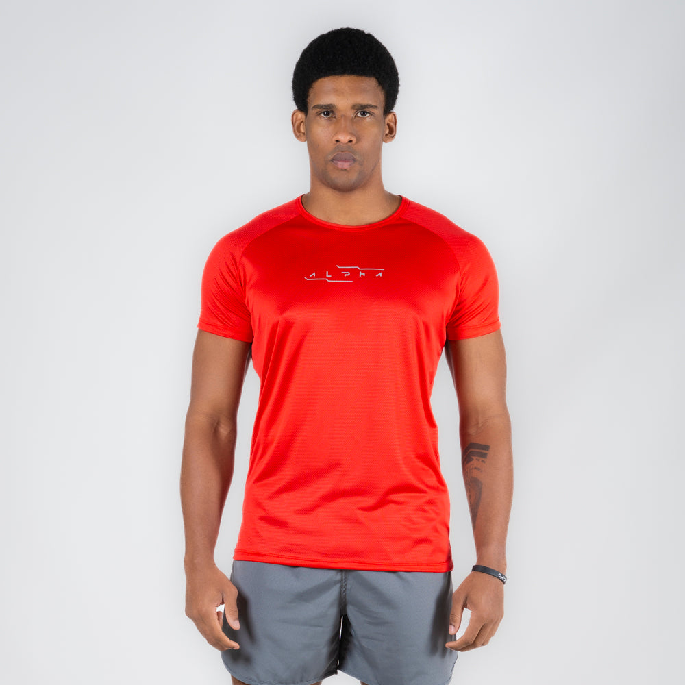 Camiseta Dry Fit Motion Vermelho Acerola
