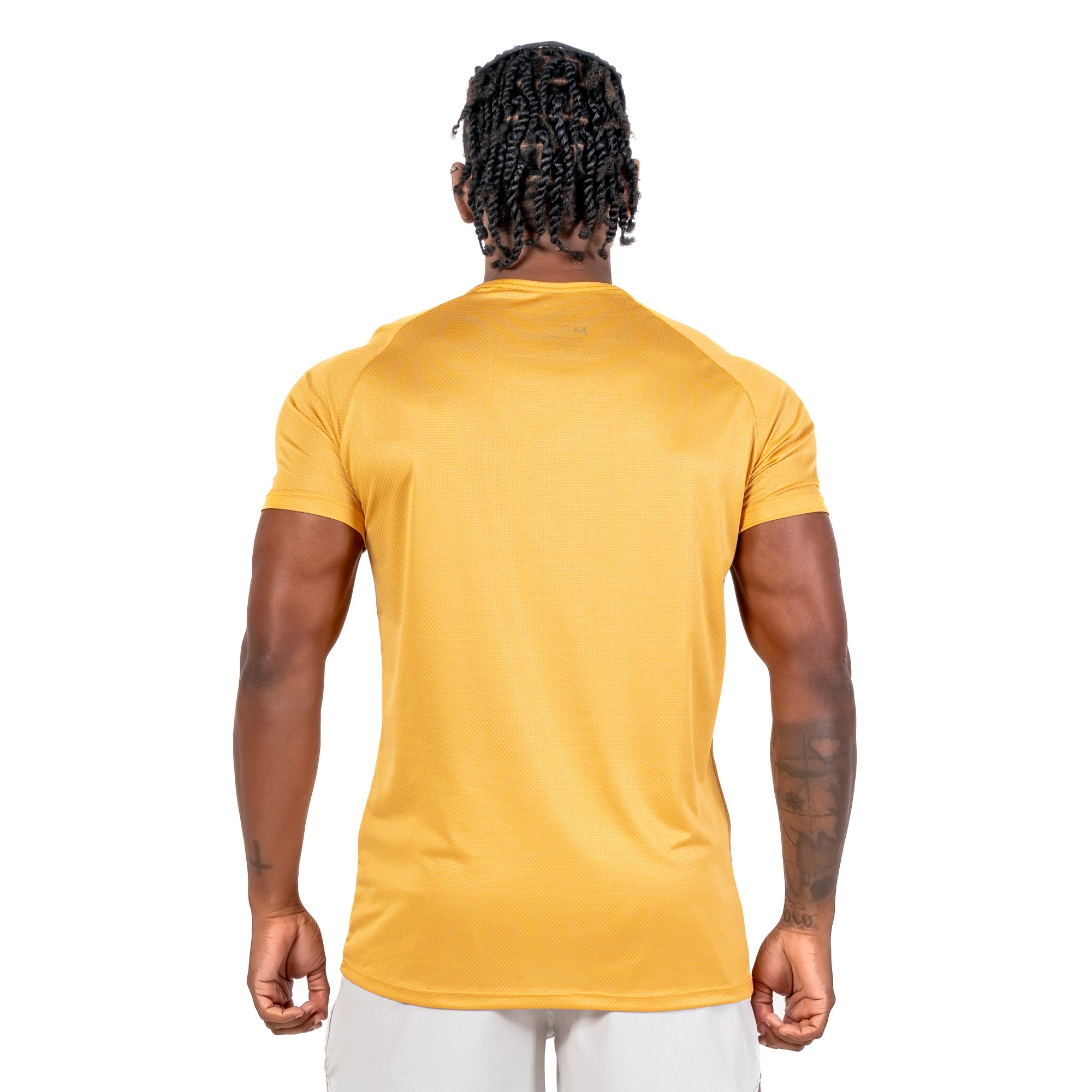 Camiseta Dry Fit New Fluid Açafrão