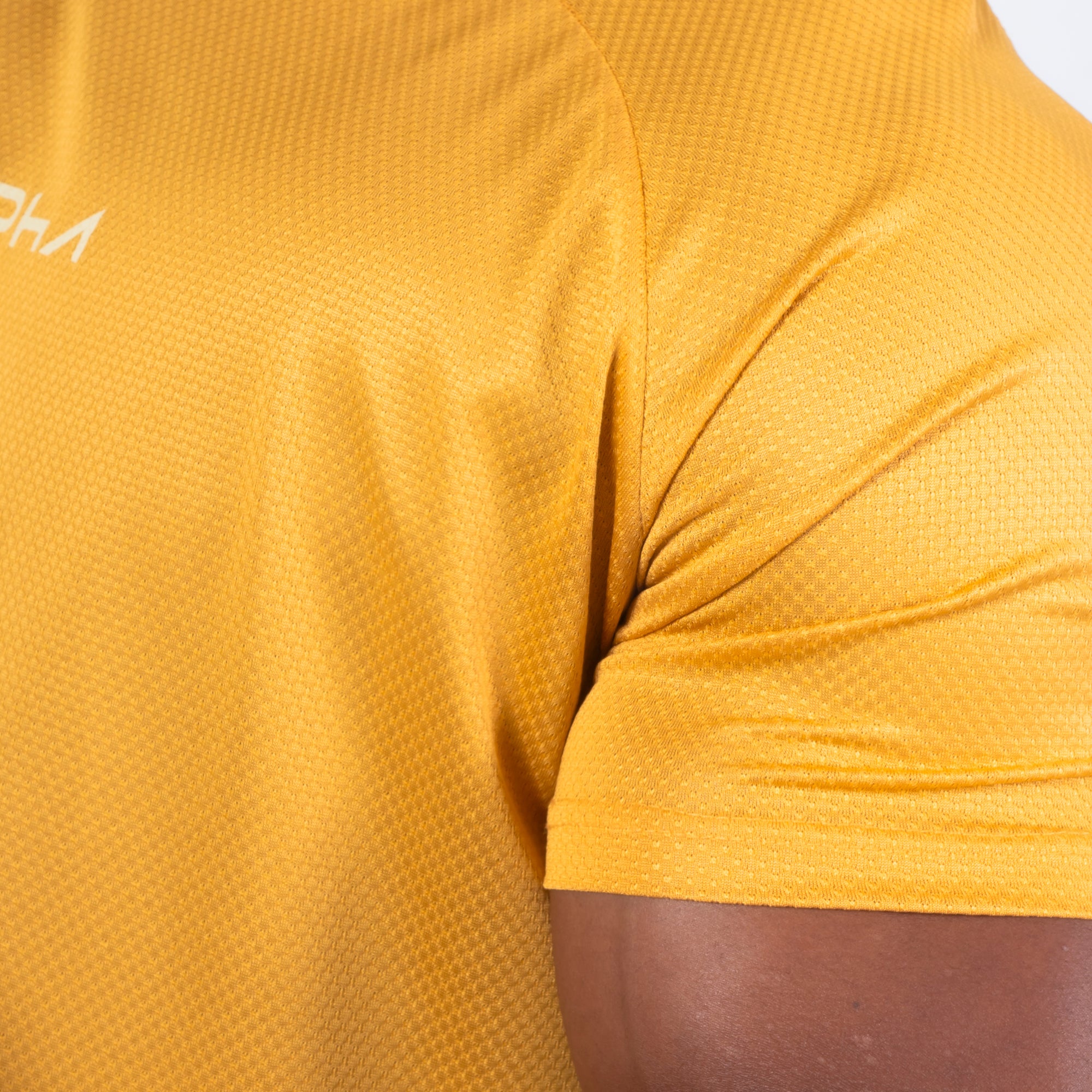 Camiseta Dry Fit New Fluid Açafrão