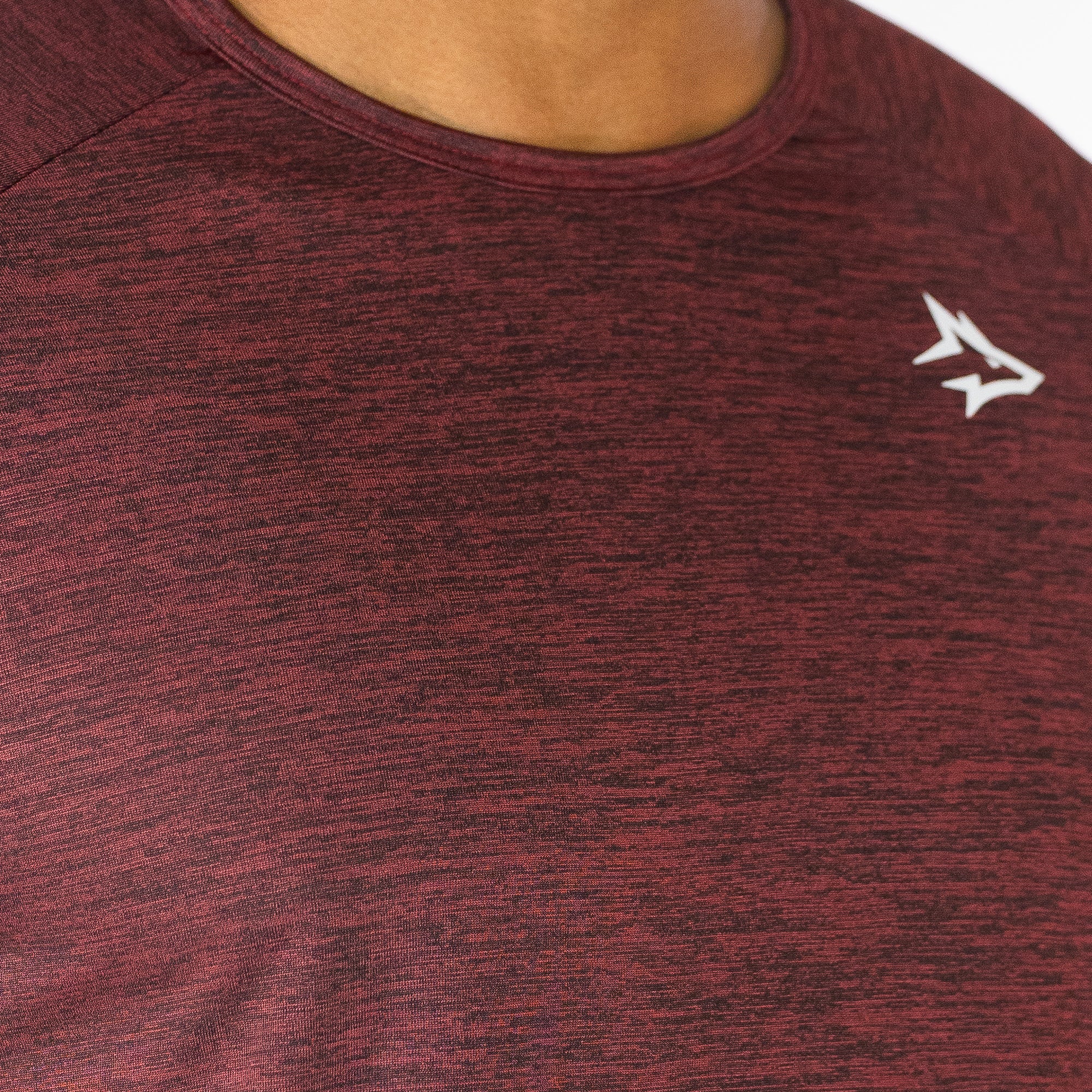 Camiseta Dry Fit New Lupus Mescla Vinho
