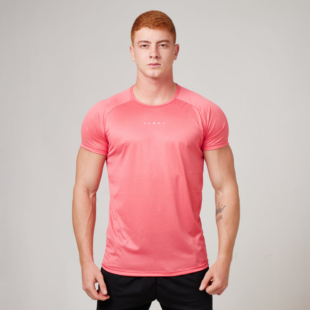 Camiseta Dry Fit New Horizon Rosa Paraíso