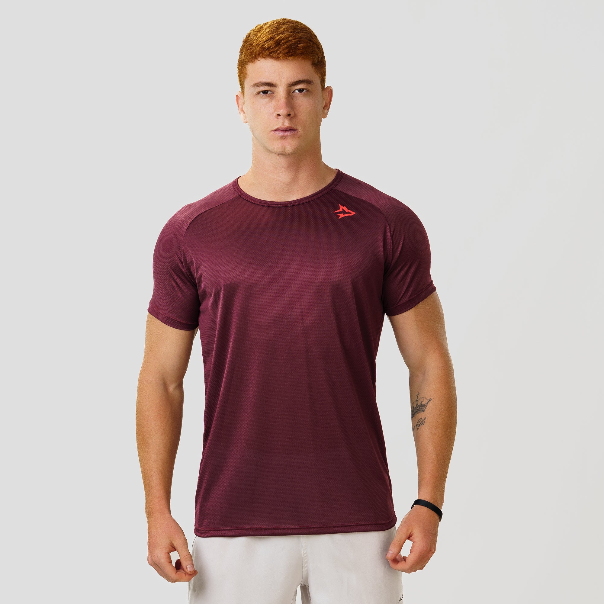 Camiseta Dry Fit New Lupus Carmesim