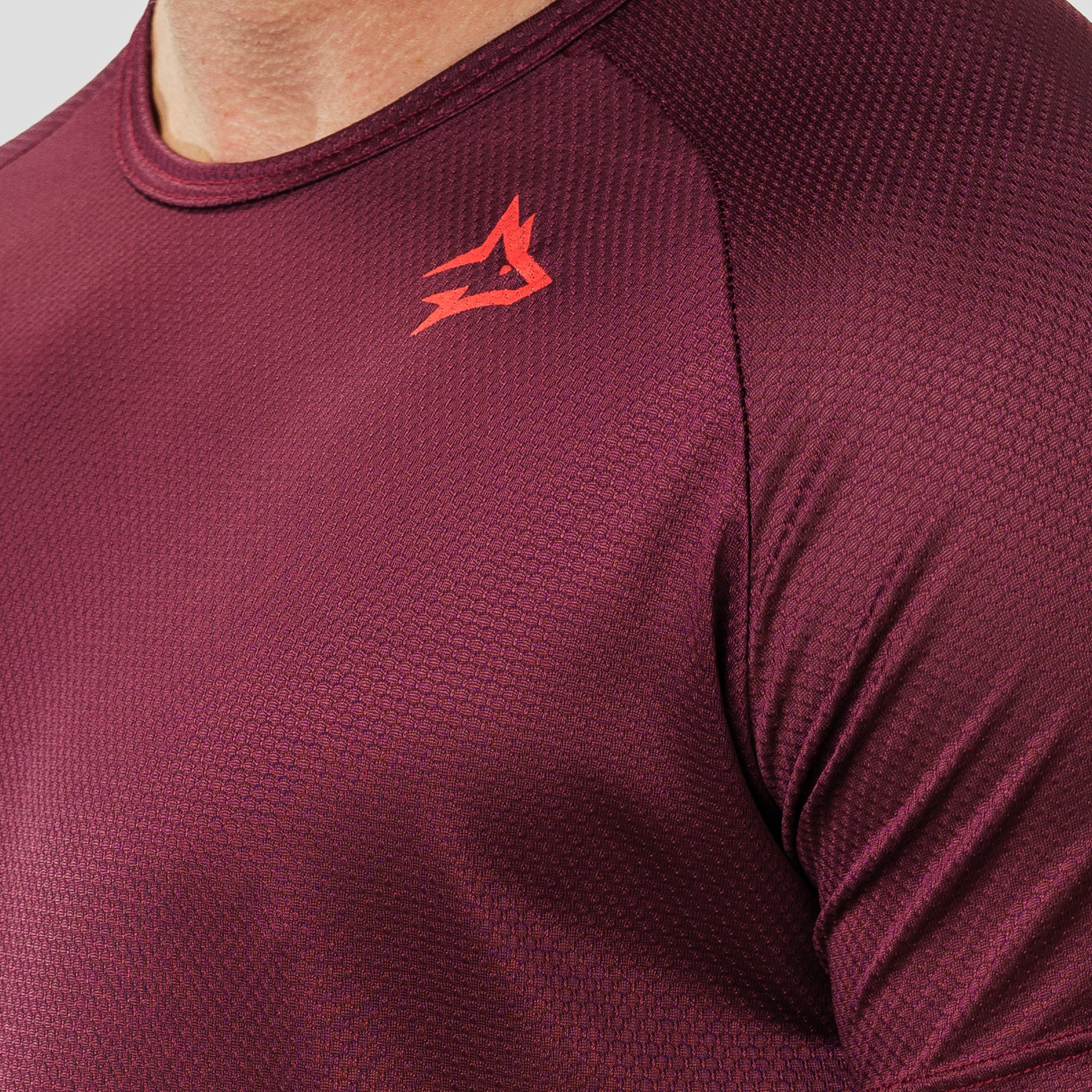 Camiseta Dry Fit New Lupus Carmesim