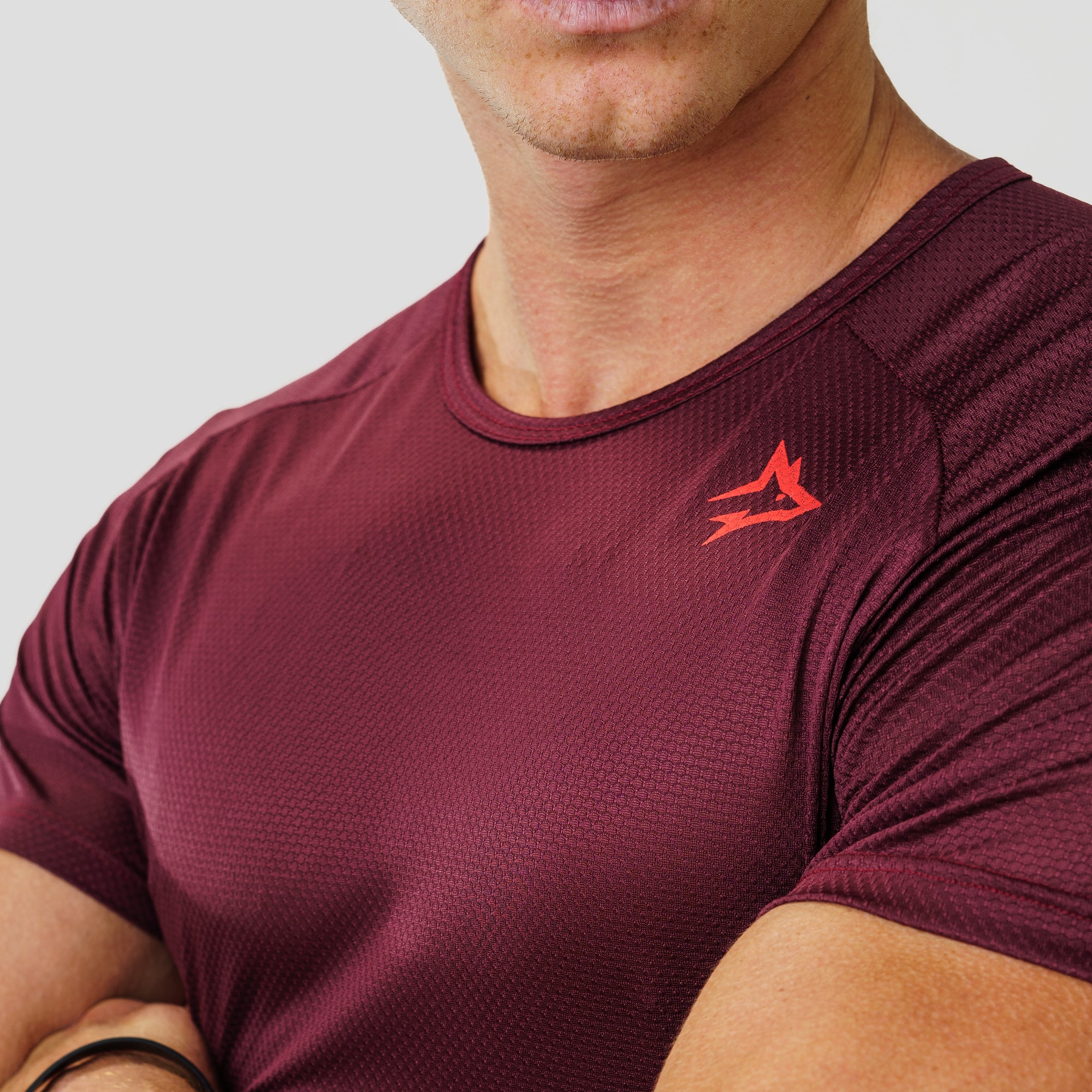 Camiseta Dry Fit New Lupus Carmesim