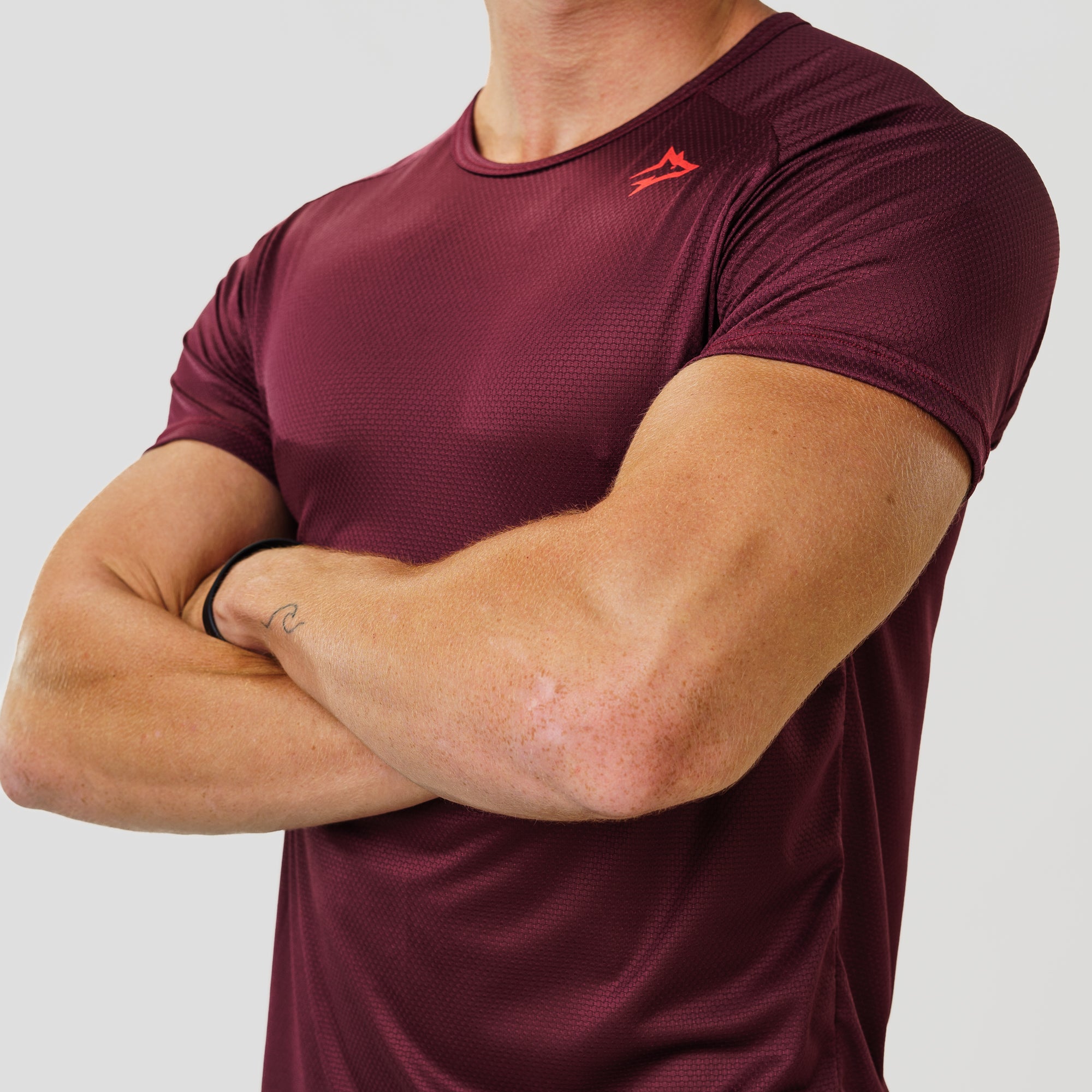 Camiseta Dry Fit New Lupus Carmesim