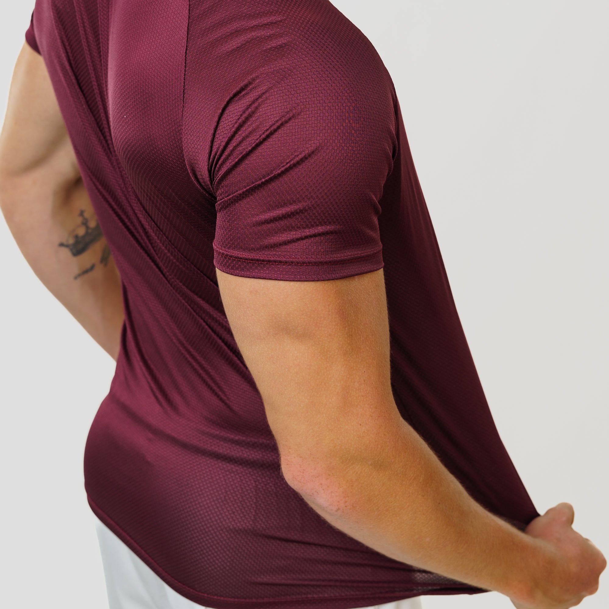 Camiseta Dry Fit New Lupus Carmesim