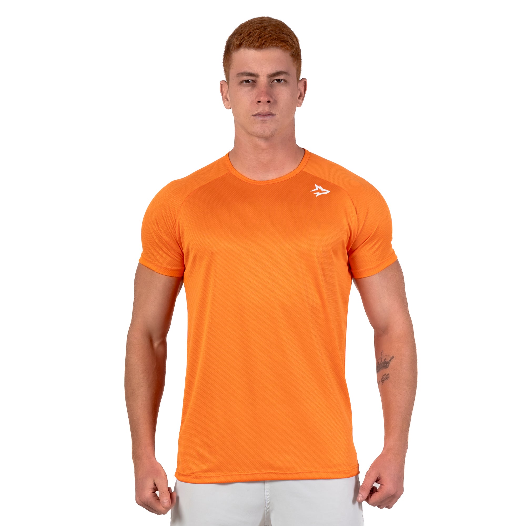 Camiseta Dry Fit New Lupus Laranja Intenso