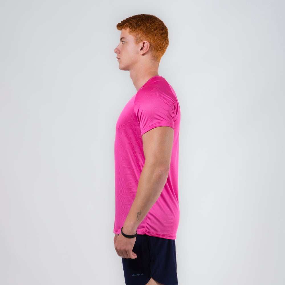 Camiseta Dry Fit New Lupus Rosa Magenta