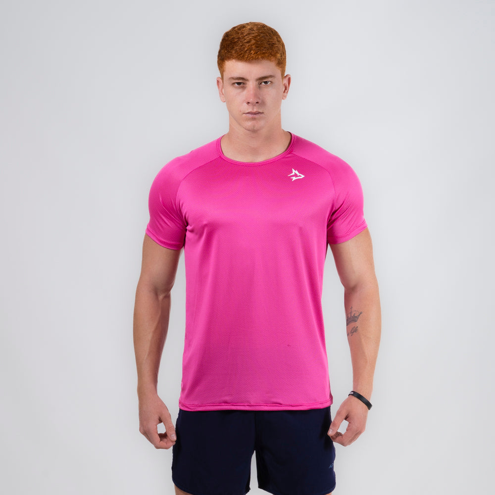 Camiseta Dry Fit New Lupus Rosa Magenta