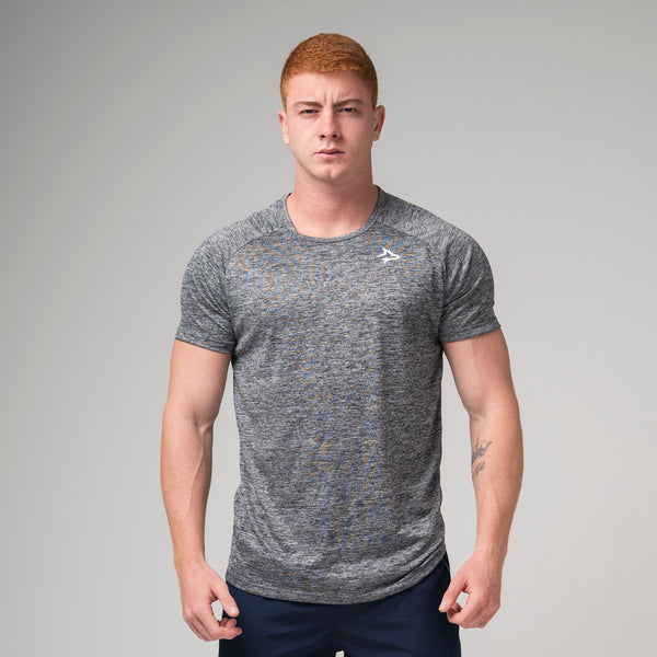 Camiseta Dry Fit New Lupus Mescla Cinza