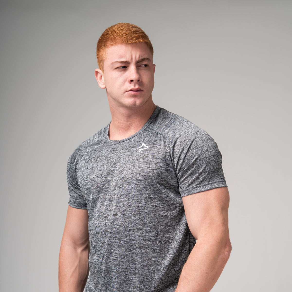 Camiseta Dry Fit New Lupus Mescla Cinza