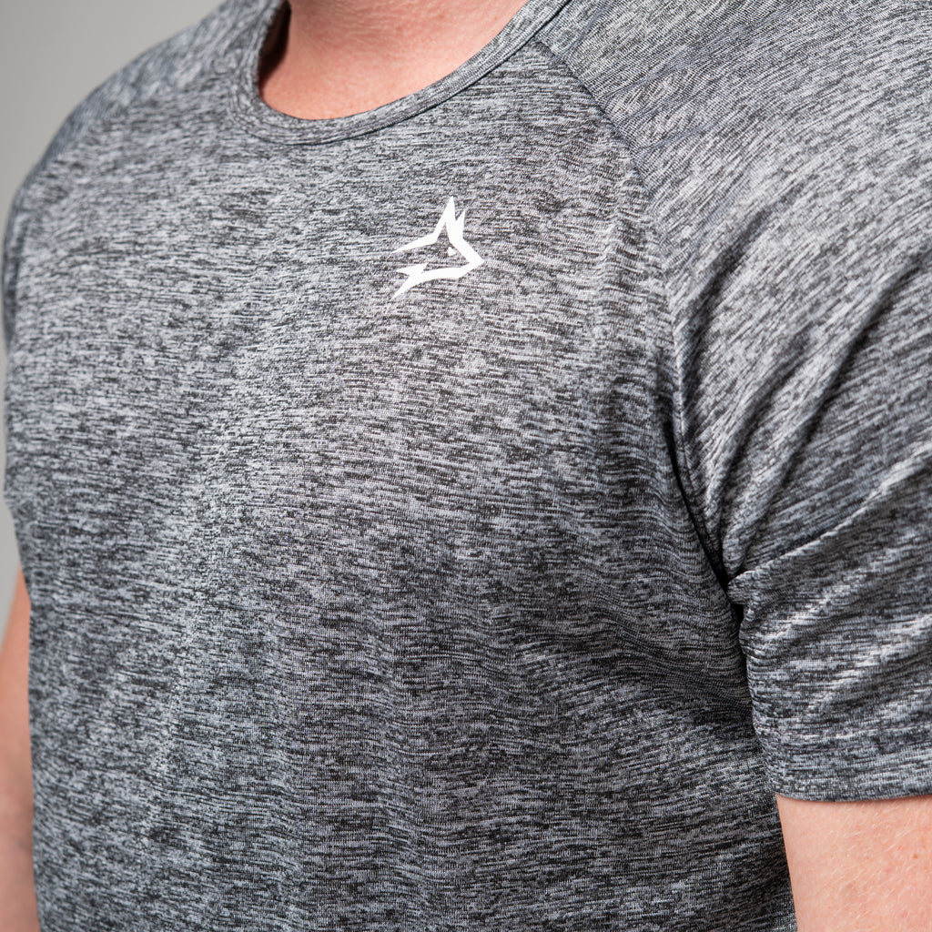 Camiseta Dry Fit New Lupus Mescla Cinza