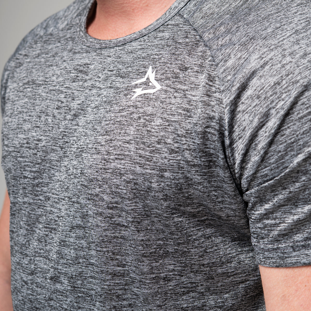Camiseta Dry Fit New Lupus Mescla Cinza