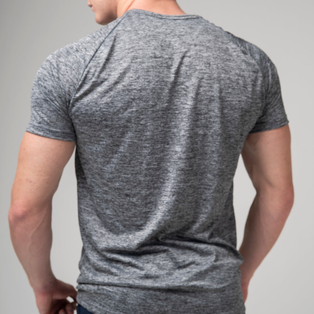 Camiseta Dry Fit New Lupus Mescla Cinza
