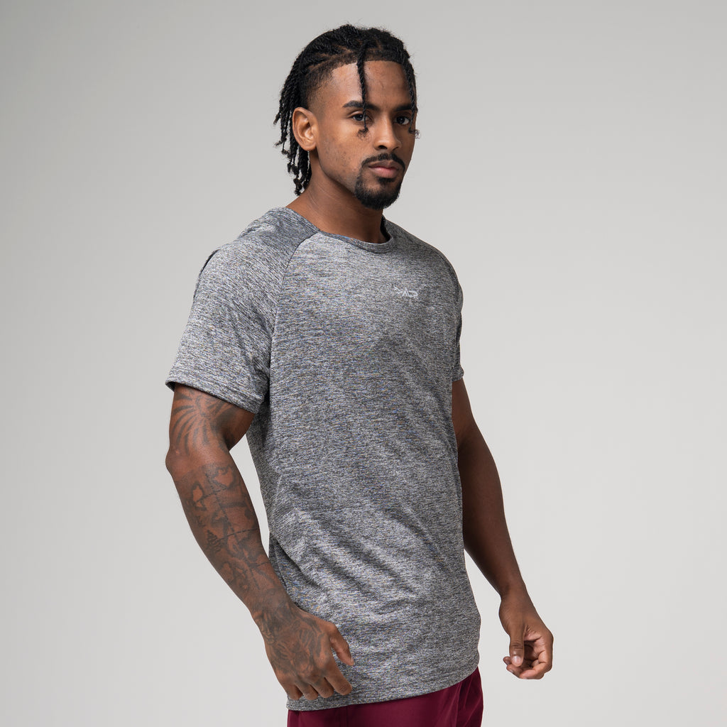 Camiseta Dry Fit New Tenacity Mescla Cinza