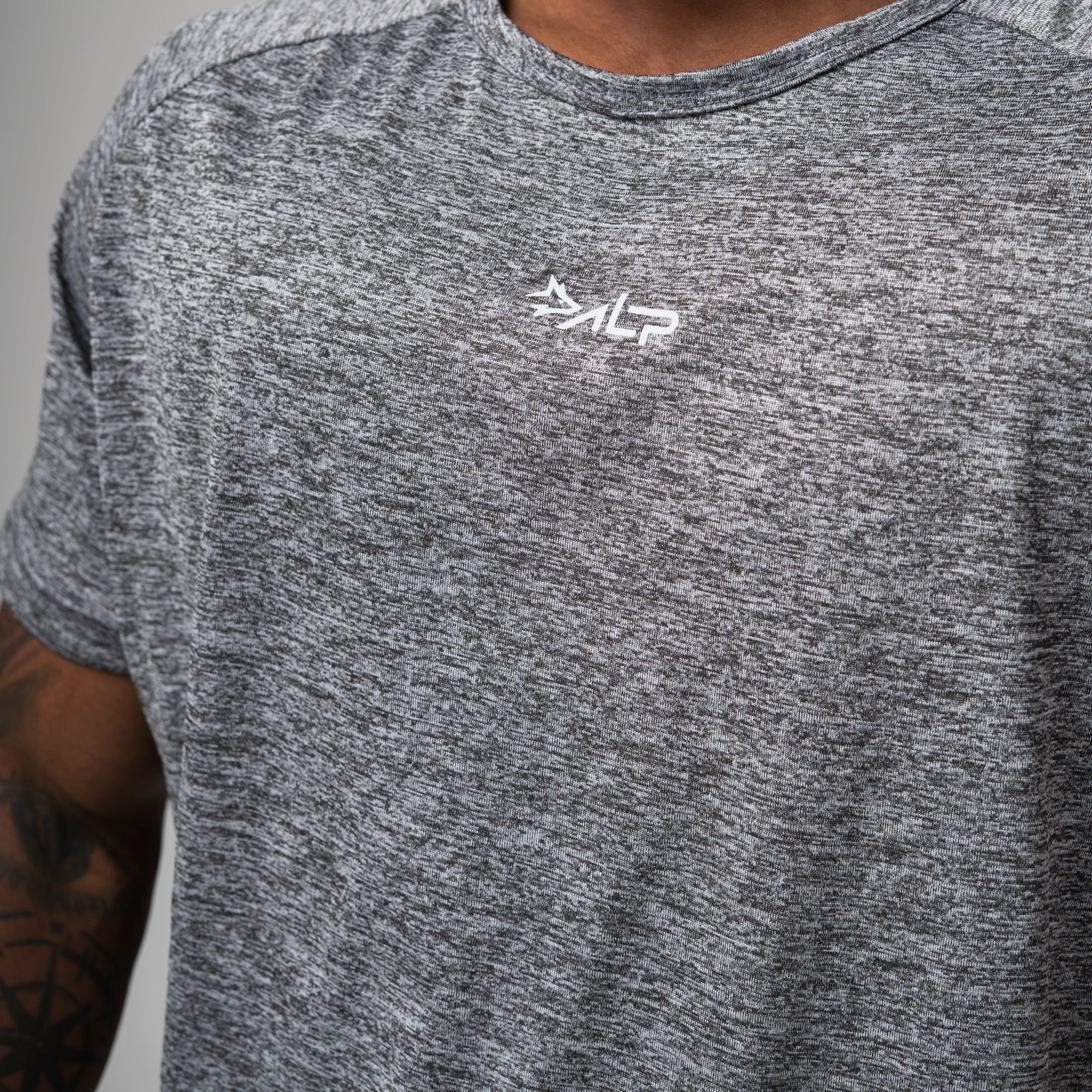 Camiseta Dry Fit New Tenacity Mescla Cinza