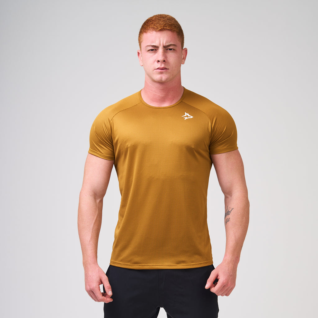 Camiseta Dry Fit New Lupus Ocre