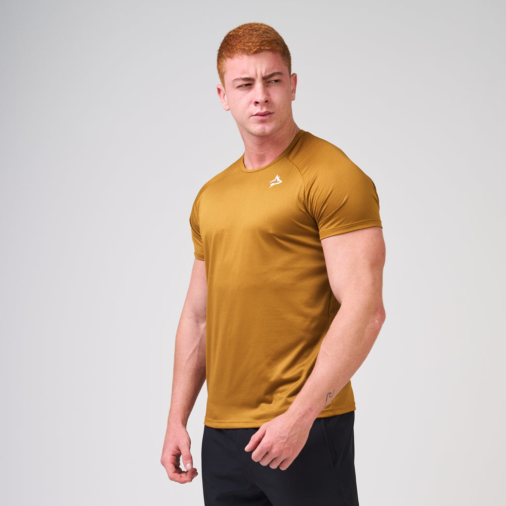 Camiseta Dry Fit New Lupus Ocre