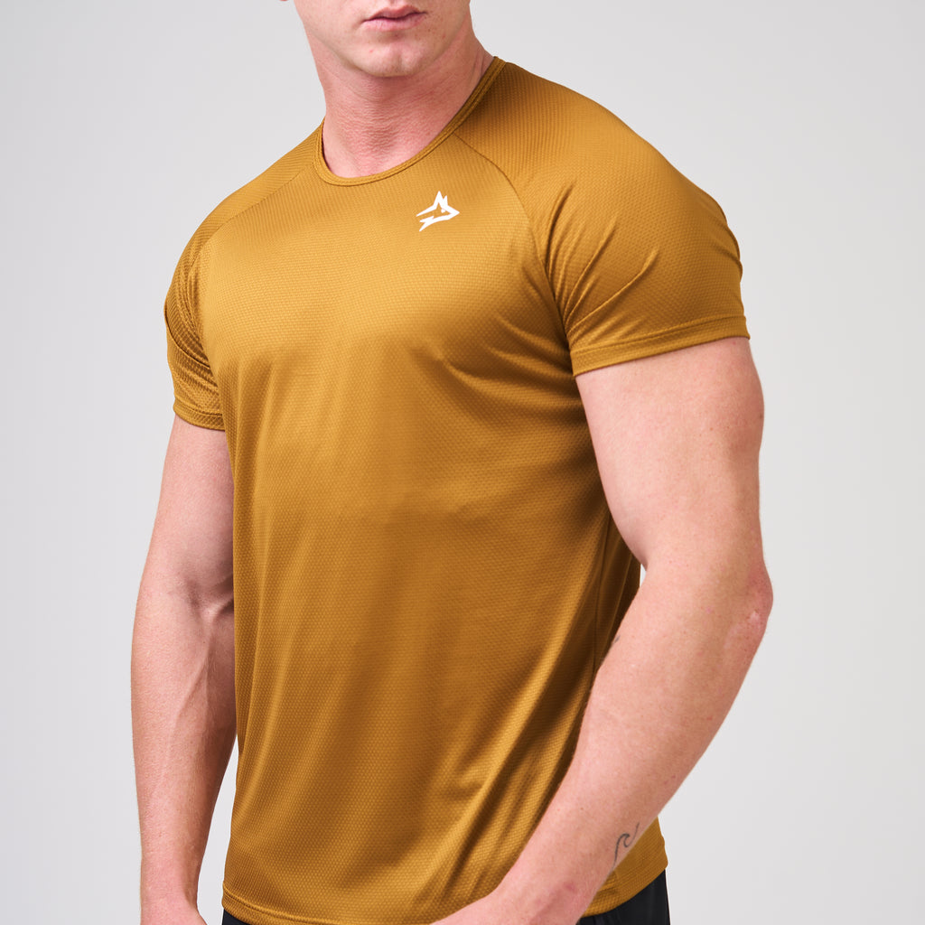 Camiseta Dry Fit New Lupus Ocre
