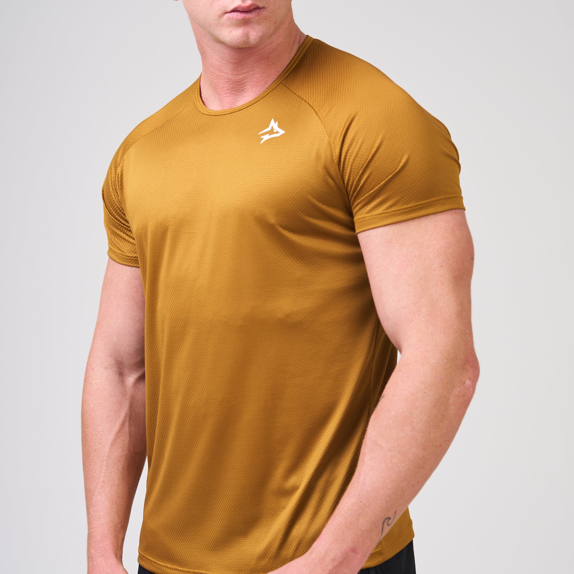 Camiseta Dry Fit New Lupus Ocre