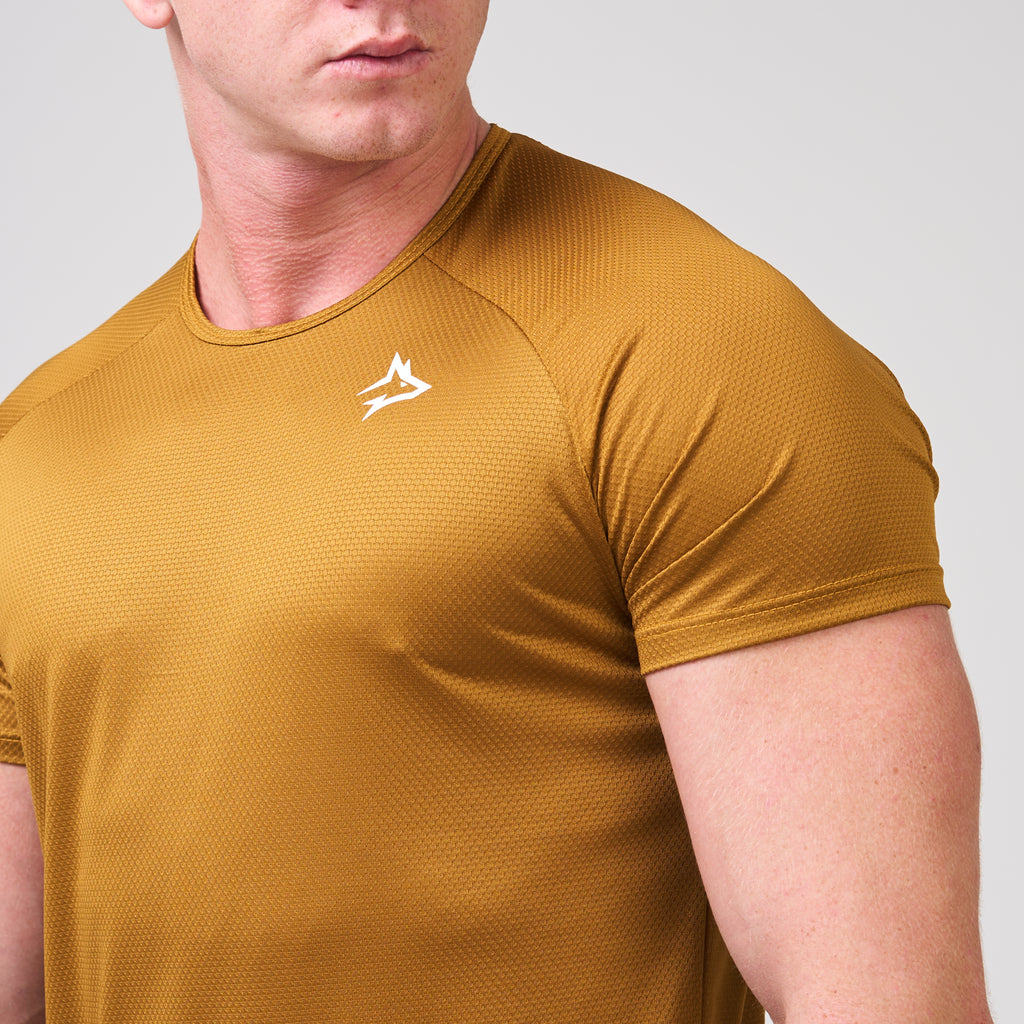 Camiseta Dry Fit New Lupus Ocre